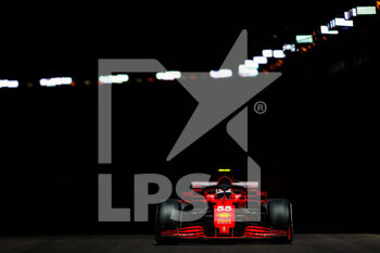 2021-05-20 - SAINZ Carlos (spa), Scuderia Ferrari SF21, action during the 2021 Formula One World Championship, Grand Prix of Monaco from on May 20 to 23 in Monaco - Photo Florent Gooden / DPPI - 2021 FORMULA ONE WORLD CHAMPIONSHIP, GRAND PRIX OF MONACO - FORMULA 1 - MOTORS
