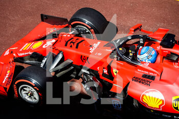 2021-05-20 - 16 LECLERC Charles (mco), Scuderia Ferrari SF21, action during the 2021 Formula One World Championship, Grand Prix of Monaco from on May 20 to 23 in Monaco - Photo Antonin Vincent / DPPI - 2021 FORMULA ONE WORLD CHAMPIONSHIP, GRAND PRIX OF MONACO - FORMULA 1 - MOTORS