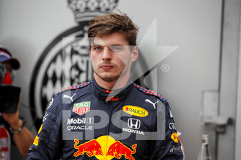 2021-05-20 - VERSTAPPEN Max (ned), Red Bull Racing Honda RB16B, portrait during the 2021 Formula One World Championship, Grand Prix of Monaco from on May 20 to 23 in Monaco - Photo Florent Gooden / DPPI - 2021 FORMULA ONE WORLD CHAMPIONSHIP, GRAND PRIX OF MONACO - FORMULA 1 - MOTORS