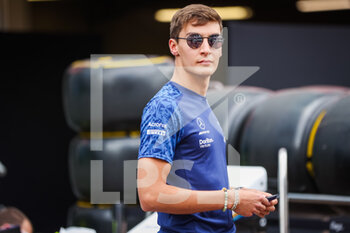 2021-05-21 - RUSSELL George (gbr), Williams Racing F1 FW43B, portrait during the 2021 Formula One World Championship, Grand Prix of Monaco from on May 20 to 23 in Monaco - Photo Antonin Vincent / DPPI - 2021 FORMULA ONE WORLD CHAMPIONSHIP, GRAND PRIX OF MONACO - FORMULA 1 - MOTORS