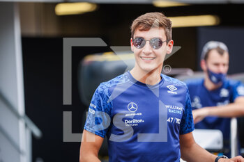 2021-05-21 - RUSSELL George (gbr), Williams Racing F1 FW43B, portrait during the 2021 Formula One World Championship, Grand Prix of Monaco from on May 20 to 23 in Monaco - Photo Antonin Vincent / DPPI - 2021 FORMULA ONE WORLD CHAMPIONSHIP, GRAND PRIX OF MONACO - FORMULA 1 - MOTORS