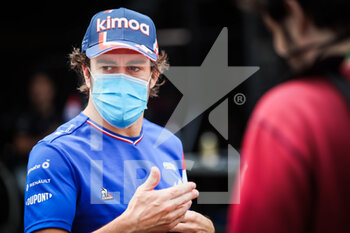 2021-05-21 - ALONSO Fernando (spa), Alpine F1 A521, portrait during the 2021 Formula One World Championship, Grand Prix of Monaco from on May 20 to 23 in Monaco - Photo Antonin Vincent / DPPI - 2021 FORMULA ONE WORLD CHAMPIONSHIP, GRAND PRIX OF MONACO - FORMULA 1 - MOTORS