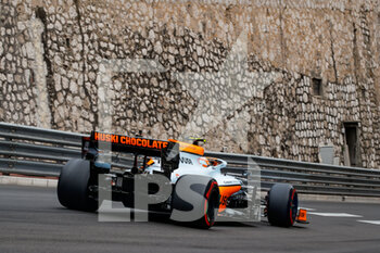 2021-05-22 - NORRIS Lando (gbr), McLaren MCL35M, action during the 2021 Formula One World Championship, Grand Prix of Monaco from on May 20 to 23 in Monaco - Photo Florent Gooden / DPPI - 2021 FORMULA ONE WORLD CHAMPIONSHIP, GRAND PRIX OF MONACO - FORMULA 1 - MOTORS