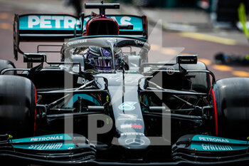 2021-05-22 - 44 HAMILTON Lewis (gbr), Mercedes AMG F1 GP W12 E Performance, action during the 2021 Formula One World Championship, Grand Prix of Monaco from on May 20 to 23 in Monaco - Photo Antonin Vincent / DPPI - 2021 FORMULA ONE WORLD CHAMPIONSHIP, GRAND PRIX OF MONACO - FORMULA 1 - MOTORS