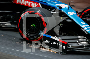 2021-05-22 - ALONSO Fernando (spa), Alpine F1 A521, action during the 2021 Formula One World Championship, Grand Prix of Monaco from on May 20 to 23 in Monaco - Photo Florent Gooden / DPPI - 2021 FORMULA ONE WORLD CHAMPIONSHIP, GRAND PRIX OF MONACO - FORMULA 1 - MOTORS