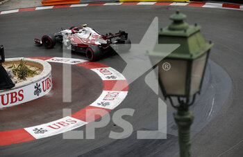 2021-05-22 - GIOVINAZZI Antonio (ita), Alfa Romeo Racing ORLEN C41, action during the 2021 Formula One World Championship, Grand Prix of Monaco from on May 20 to 23 in Monaco - Photo DPPI - 2021 FORMULA ONE WORLD CHAMPIONSHIP, GRAND PRIX OF MONACO - FORMULA 1 - MOTORS