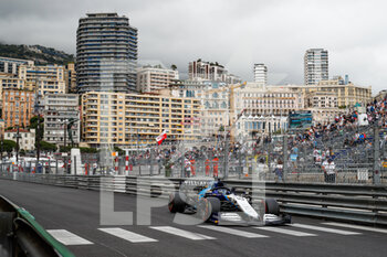 2021-05-22 - 63 RUSSELL George (gbr), Williams Racing F1 FW43B, action during the 2021 Formula One World Championship, Grand Prix of Monaco from on May 20 to 23 in Monaco - Photo Florent Gooden / DPPI - 2021 FORMULA ONE WORLD CHAMPIONSHIP, GRAND PRIX OF MONACO - FORMULA 1 - MOTORS