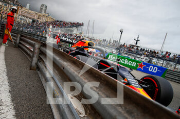 2021-05-22 - 33 VERSTAPPEN Max (nld), Red Bull Racing Honda RB16B, action during the 2021 Formula One World Championship, Grand Prix of Monaco from on May 20 to 23 in Monaco - Photo Florent Gooden / DPPI - 2021 FORMULA ONE WORLD CHAMPIONSHIP, GRAND PRIX OF MONACO - FORMULA 1 - MOTORS