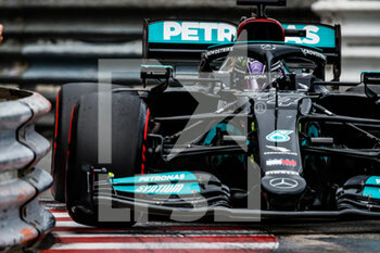 2021-05-22 - 44 HAMILTON Lewis (gbr), Mercedes AMG F1 GP W12 E Performance, action during the 2021 Formula One World Championship, Grand Prix of Monaco from on May 20 to 23 in Monaco - Photo Florent Gooden / DPPI - 2021 FORMULA ONE WORLD CHAMPIONSHIP, GRAND PRIX OF MONACO - FORMULA 1 - MOTORS