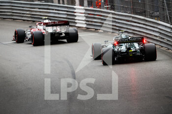 2021-05-22 - 99 GIOVINAZZI Antonio (ita), Alfa Romeo Racing ORLEN C41, 18 STROLL Lance (can), Aston Martin F1 AMR21, action during the 2021 Formula One World Championship, Grand Prix of Monaco from on May 20 to 23 in Monaco - Photo Antonin Vincent / DPPI - 2021 FORMULA ONE WORLD CHAMPIONSHIP, GRAND PRIX OF MONACO - FORMULA 1 - MOTORS