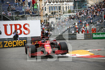 2021-05-22 - 16 LECLERC Charles (mco), Scuderia Ferrari SF21, action during the 2021 Formula One World Championship, Grand Prix of Monaco from on May 20 to 23 in Monaco - Photo DPPI - 2021 FORMULA ONE WORLD CHAMPIONSHIP, GRAND PRIX OF MONACO - FORMULA 1 - MOTORS