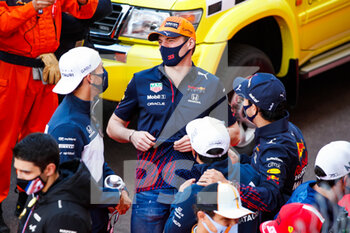 2021-05-23 - GASLY Pierre (fra), Scuderia AlphaTauri Honda AT02, VERSTAPPEN Max (ned), Red Bull Racing Honda RB16B, TSUNODA Yuki (jap), Scuderia AlphaTauri Honda AT02, PEREZ Sergio (mex), Red Bull Racing Honda RB16B, portrait during the 2021 Formula One World Championship, Grand Prix of Monaco from on May 20 to 23 in Monaco - Photo Florent Gooden / DPPI - 2021 FORMULA ONE WORLD CHAMPIONSHIP, GRAND PRIX OF MONACO - FORMULA 1 - MOTORS
