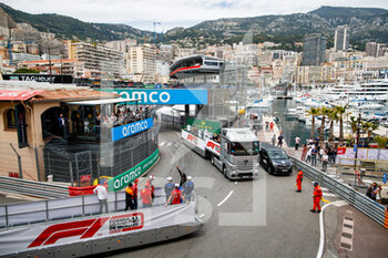 2021-05-23 - The drivers' parade during the 2021 Formula One World Championship, Grand Prix of Monaco from on May 20 to 23 in Monaco - Photo Florent Gooden / DPPI - 2021 FORMULA ONE WORLD CHAMPIONSHIP, GRAND PRIX OF MONACO - FORMULA 1 - MOTORS