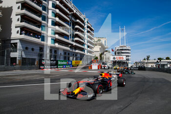2021-05-23 - VERSTAPPEN Max (ned), Red Bull Racing Honda RB16B, action during the 2021 Formula One World Championship, Grand Prix of Monaco from on May 20 to 23 in Monaco - Photo Florent Gooden / DPPI - 2021 FORMULA ONE WORLD CHAMPIONSHIP, GRAND PRIX OF MONACO - FORMULA 1 - MOTORS