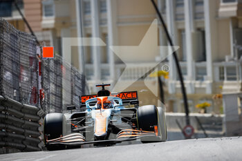 2021-05-23 - 03 RICCIARDO Daniel (aus), McLaren MCL35M, action during the 2021 Formula One World Championship, Grand Prix of Monaco from on May 20 to 23 in Monaco - Photo Antonin Vincent / DPPI - 2021 FORMULA ONE WORLD CHAMPIONSHIP, GRAND PRIX OF MONACO - FORMULA 1 - MOTORS