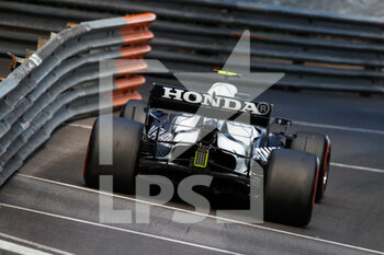2021-05-23 - GASLY Pierre (fra), Scuderia AlphaTauri Honda AT02, action during the 2021 Formula One World Championship, Grand Prix of Monaco from on May 20 to 23 in Monaco - Photo Florent Gooden / DPPI - 2021 FORMULA ONE WORLD CHAMPIONSHIP, GRAND PRIX OF MONACO - FORMULA 1 - MOTORS