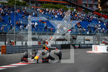 2021-05-23 - 11 PEREZ Sergio (mex), Red Bull Racing Honda RB16B, action during the 2021 Formula One World Championship, Grand Prix of Monaco from on May 20 to 23 in Monaco - Photo Florent Gooden / DPPI - 2021 FORMULA ONE WORLD CHAMPIONSHIP, GRAND PRIX OF MONACO - FORMULA 1 - MOTORS