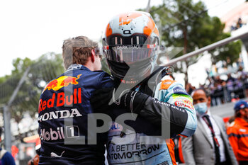 2021-05-23 - NORRIS Lando (gbr), McLaren MCL35M, VERSTAPPEN Max (ned), Red Bull Racing Honda RB16B, portrait during the 2021 Formula One World Championship, Grand Prix of Monaco from on May 20 to 23 in Monaco - Photo Florent Gooden / DPPI - 2021 FORMULA ONE WORLD CHAMPIONSHIP, GRAND PRIX OF MONACO - FORMULA 1 - MOTORS