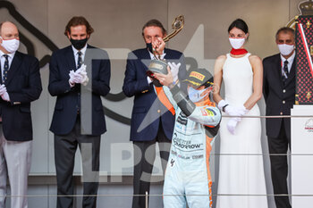 2021-05-23 - podium NORRIS Lando (gbr), McLaren MCL35M, portrait during the 2021 Formula One World Championship, Grand Prix of Monaco from on May 20 to 23 in Monaco - Photo Antonin Vincent / DPPI - 2021 FORMULA ONE WORLD CHAMPIONSHIP, GRAND PRIX OF MONACO - FORMULA 1 - MOTORS