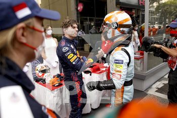 2021-05-23 - VERSTAPPEN Max (ned), Red Bull Racing Honda RB16B, NORRIS Lando (gbr), McLaren MCL35M, portrait during the 2021 Formula One World Championship, Grand Prix of Monaco from on May 20 to 23 in Monaco - Photo DPPI - 2021 FORMULA ONE WORLD CHAMPIONSHIP, GRAND PRIX OF MONACO - FORMULA 1 - MOTORS