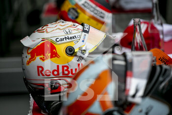 2021-05-23 - VERSTAPPEN Max (ned), Red Bull Racing Honda RB16B, helmet, casque, during the 2021 Formula One World Championship, Grand Prix of Monaco from on May 20 to 23 in Monaco - Photo DPPI - 2021 FORMULA ONE WORLD CHAMPIONSHIP, GRAND PRIX OF MONACO - FORMULA 1 - MOTORS