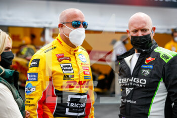 2021-06-03 - Coronel Tom (ndl), Comtoyou DHL Team Audi Sport, Audi RS 3 LMS TCR (2021), Huff Rob (gbr), Zengo Motorsport, Cupa Leon Competicion TCR, portrait during the 2021 FIA WTCR Race of Germany, 1st round of the 2021 FIA World Touring Car Cup, on the Nurburgring Nordschleife, from June 3 to 6, 2021 in Nurburg, Germany - Photo Florent Gooden / DPPI - 2021 FIA WTCR RACE OF GERMANY, 1ST ROUND OF THE 2021 FIA WORLD TOURING CAR CUP - FORMULA 1 - MOTORS
