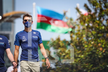 2021-06-03 - RUSSELL George (gbr), Williams Racing F1 FW43B, portrait during the Formula 1 Azerbaijan Grand Prix 2021 from June 04 to 06, 2021 on the Baku City Circuit, in Baku, Azerbaijan - Photo Antonin Vincent / DPPI - FORMULA 1 AZERBAIJAN GRAND PRIX 2021 - FORMULA 1 - MOTORS