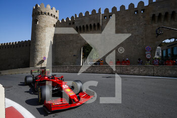 2021-06-04 - 55 SAINZ Carlos (spa), Scuderia Ferrari SF21, action during the Formula 1 Azerbaijan Grand Prix 2021 from June 04 to 06, 2021 on the Baku City Circuit, in Baku, Azerbaijan - Photo Antonin Vincent / DPPI - FORMULA 1 AZERBAIJAN GRAND PRIX 2021 - FORMULA 1 - MOTORS