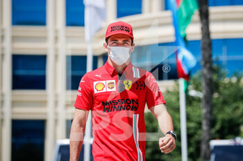 2021-06-05 - LECLERC Charles (mco), Scuderia Ferrari SF21, portrait during the Formula 1 Azerbaijan Grand Prix 2021 from June 04 to 06, 2021 on the Baku City Circuit, in Baku, Azerbaijan - Photo Antonin Vincent / DPPI - FORMULA 1 AZERBAIJAN GRAND PRIX 2021 - FORMULA 1 - MOTORS