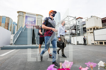 2021-06-06 - VERSTAPPEN Max (ned), Red Bull Racing Honda RB16B, portrait during the Formula 1 Azerbaijan Grand Prix 2021 from June 04 to 06, 2021 on the Baku City Circuit, in Baku, Azerbaijan - Photo Antonin Vincent / DPPI - FORMULA 1 AZERBAIJAN GRAND PRIX 2021 - FORMULA 1 - MOTORS