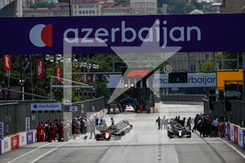 2021-06-06 - starting grid, grille de depart, during the Formula 1 Azerbaijan Grand Prix 2021 from June 04 to 06, 2021 on the Baku City Circuit, in Baku, Azerbaijan - Photo Antonin Vincent / DPPI - FORMULA 1 AZERBAIJAN GRAND PRIX 2021 - FORMULA 1 - MOTORS
