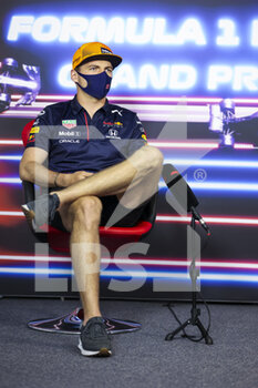 2021-06-17 - VERSTAPPEN Max (ned), Red Bull Racing Honda RB16B, portrait, press conference during the Formula 1 Emirates Grand Prix de France 2021, 7th round of the 2021 FIA Formula One World Championship from June 18 to 20, 2021 on the Circuit Paul Ricard, in Le Castellet, France - Photo Antonin Vincent / DPPI - FORMULA 1 EMIRATES GRAND PRIX DE FRANCE 2021 - FORMULA 1 - MOTORS