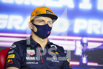 2021-06-17 - VERSTAPPEN Max (ned), Red Bull Racing Honda RB16B, portrait, press conference during the Formula 1 Emirates Grand Prix de France 2021, 7th round of the 2021 FIA Formula One World Championship from June 18 to 20, 2021 on the Circuit Paul Ricard, in Le Castellet, France - Photo Antonin Vincent / DPPI - FORMULA 1 EMIRATES GRAND PRIX DE FRANCE 2021 - FORMULA 1 - MOTORS