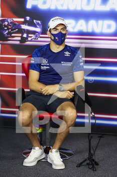 2021-06-17 - LATIFI Nicholas (can), Williams Racing F1 FW43B, portrait, press conference during the Formula 1 Emirates Grand Prix de France 2021, 7th round of the 2021 FIA Formula One World Championship from June 18 to 20, 2021 on the Circuit Paul Ricard, in Le Castellet, France - Photo Antonin Vincent / DPPI - FORMULA 1 EMIRATES GRAND PRIX DE FRANCE 2021 - FORMULA 1 - MOTORS