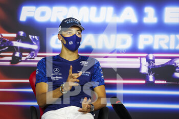 2021-06-17 - RUSSELL George (gbr), Williams Racing F1 FW43B, portrait, press conference during the Formula 1 Emirates Grand Prix de France 2021, 7th round of the 2021 FIA Formula One World Championship from June 18 to 20, 2021 on the Circuit Paul Ricard, in Le Castellet, France - Photo Antonin Vincent / DPPI - FORMULA 1 EMIRATES GRAND PRIX DE FRANCE 2021 - FORMULA 1 - MOTORS
