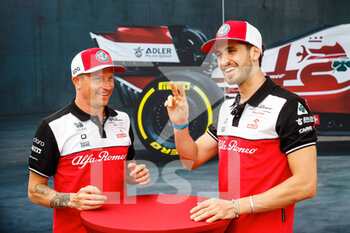 2021-06-17 - RAIKKONEN Kimi (fin), Alfa Romeo Racing ORLEN C41, GIOVINAZZI Antonio (ita), Alfa Romeo Racing ORLEN C41, portrait during the Formula 1 Emirates Grand Prix de France 2021, 7th round of the 2021 FIA Formula One World Championship from June 18 to 20, 2021 on the Circuit Paul Ricard, in Le Castellet, France - Photo Florent Gooden / DPPI - FORMULA 1 EMIRATES GRAND PRIX DE FRANCE 2021 - FORMULA 1 - MOTORS