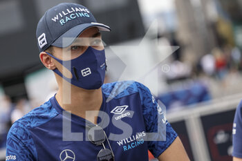 2021-06-17 - RUSSELL George (gbr), Williams Racing F1 FW43B, portrait during the Formula 1 Emirates Grand Prix de France 2021, 7th round of the 2021 FIA Formula One World Championship from June 18 to 20, 2021 on the Circuit Paul Ricard, in Le Castellet, France - Photo Marc de Mattia / DPPI - FORMULA 1 EMIRATES GRAND PRIX DE FRANCE 2021 - FORMULA 1 - MOTORS