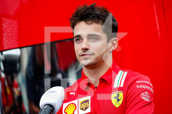 2021-06-17 - LECLERC Charles (mco), Scuderia Ferrari SF21, portrait during the Formula 1 Emirates Grand Prix de France 2021, 7th round of the 2021 FIA Formula One World Championship from June 18 to 20, 2021 on the Circuit Paul Ricard, in Le Castellet, France - Photo Florent Gooden / DPPI - FORMULA 1 EMIRATES GRAND PRIX DE FRANCE 2021 - FORMULA 1 - MOTORS
