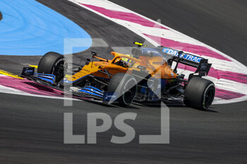 2021-06-18 - 04 NORRIS Lando (gbr), McLaren MCL35M, action during the Formula 1 Emirates Grand Prix de France 2021, 7th round of the 2021 FIA Formula One World Championship from June 18 to 20, 2021 on the Circuit Paul Ricard, in Le Castellet, France - Photo Marc de Mattia / DPPI - FORMULA 1 EMIRATES GRAND PRIX DE FRANCE 2021 - FORMULA 1 - MOTORS