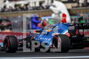 2021-06-18 - 14 ALONSO Fernando (spa), Alpine F1 A521, action during the Formula 1 Emirates Grand Prix de France 2021, 7th round of the 2021 FIA Formula One World Championship from June 18 to 20, 2021 on the Circuit Paul Ricard, in Le Castellet, France - Photo Antonin Vincent / DPPI - FORMULA 1 EMIRATES GRAND PRIX DE FRANCE 2021 - FORMULA 1 - MOTORS