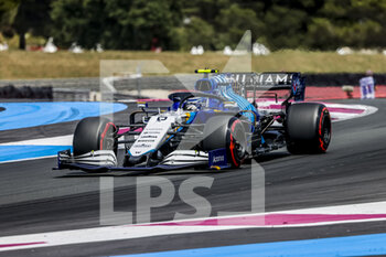 2021-06-18 - 06 LATIFI Nicholas (can), Williams Racing F1 FW43B, action, during the Formula 1 Emirates Grand Prix de France 2021, 7th round of the 2021 FIA Formula One World Championship from June 18 to 20, 2021 on the Circuit Paul Ricard, in Le Castellet, France - Photo Marc de Mattia / DPPI - FORMULA 1 EMIRATES GRAND PRIX DE FRANCE 2021 - FORMULA 1 - MOTORS