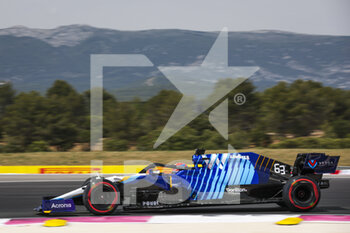 2021-06-18 - 63 RUSSELL George (gbr), Williams Racing F1 FW43B, action during the Formula 1 Emirates Grand Prix de France 2021, 7th round of the 2021 FIA Formula One World Championship from June 18 to 20, 2021 on the Circuit Paul Ricard, in Le Castellet, France - Photo Antonin Vincent / DPPI - FORMULA 1 EMIRATES GRAND PRIX DE FRANCE 2021 - FORMULA 1 - MOTORS