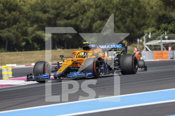 2021-06-18 - 04 NORRIS Lando (gbr), McLaren MCL35M, action, during the Formula 1 Emirates Grand Prix de France 2021, 7th round of the 2021 FIA Formula One World Championship from June 18 to 20, 2021 on the Circuit Paul Ricard, in Le Castellet, France - Photo Marc de Mattia / DPPI - FORMULA 1 EMIRATES GRAND PRIX DE FRANCE 2021 - FORMULA 1 - MOTORS