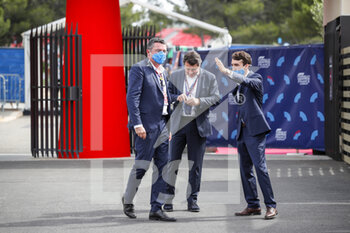 2021-06-19 - Boullier Eric with Estrosi Christian and Pierre Guyonnet Duperat, portrait during the Formula 1 Emirates Grand Prix de France 2021, 7th round of the 2021 FIA Formula One World Championship from June 18 to 20, 2021 on the Circuit Paul Ricard, in Le Castellet, France - Photo Florent Gooden / DPPI - FORMULA 1 EMIRATES GRAND PRIX DE FRANCE 2021 - FORMULA 1 - MOTORS