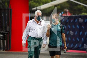 2021-06-19 - VETTEL Sebastian (ger), Aston Martin F1 AMR21, portrait with STROLL Lawrence (can), Aston Martin F1 owner, portrait during the Formula 1 Emirates Grand Prix de France 2021, 7th round of the 2021 FIA Formula One World Championship from June 18 to 20, 2021 on the Circuit Paul Ricard, in Le Castellet, France - Photo Florent Gooden / DPPI - FORMULA 1 EMIRATES GRAND PRIX DE FRANCE 2021 - FORMULA 1 - MOTORS