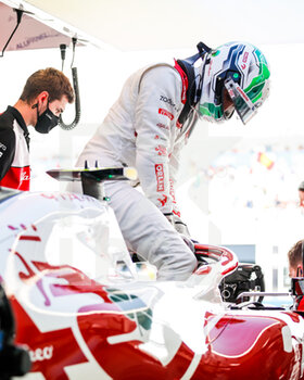 2021-06-19 - GIOVINAZZI Antonio (ita), Alfa Romeo Racing ORLEN C41, garage, box, during the Formula 1 Emirates Grand Prix de France 2021, 7th round of the 2021 FIA Formula One World Championship from June 18 to 20, 2021 on the Circuit Paul Ricard, in Le Castellet, France - Photo Florent Gooden / DPPI - FORMULA 1 EMIRATES GRAND PRIX DE FRANCE 2021 - FORMULA 1 - MOTORS