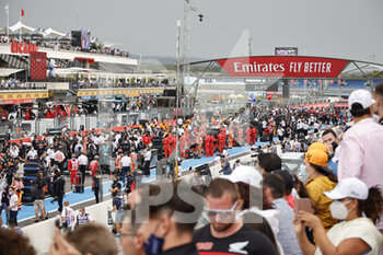 2021-06-20 - Starting grid during the Formula 1 Emirates Grand Prix de France 2021, 7th round of the 2021 FIA Formula One World Championship from June 18 to 20, 2021 on the Circuit Paul Ricard, in Le Castellet, France - Photo Paulo Maria / DPPI - FORMULA 1 EMIRATES GRAND PRIX DE FRANCE 2021 - FORMULA 1 - MOTORS