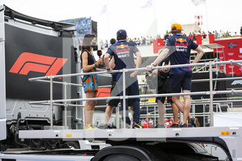 2021-06-20 - Laffite Margot, PEREZ Sergio (mex), Red Bull Racing Honda RB16B, VERSTAPPEN Max (ned), Red Bull Racing Honda RB16B during the Formula 1 Emirates Grand Prix de France 2021, 7th round of the 2021 FIA Formula One World Championship from June 18 to 20, 2021 on the Circuit Paul Ricard, in Le Castellet, France - Photo Antonin Vincent / DPPI - FORMULA 1 EMIRATES GRAND PRIX DE FRANCE 2021 - FORMULA 1 - MOTORS