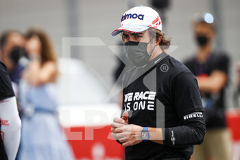 2021-06-20 - ALONSO Fernando (spa), Alpine F1 A521, portrait during the Formula 1 Emirates Grand Prix de France 2021, 7th round of the 2021 FIA Formula One World Championship from June 18 to 20, 2021 on the Circuit Paul Ricard, in Le Castellet, France - Photo Florent Gooden / DPPI - FORMULA 1 EMIRATES GRAND PRIX DE FRANCE 2021 - FORMULA 1 - MOTORS