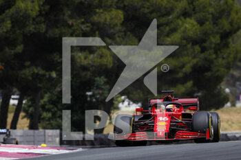 2021-06-20 - 16 LECLERC Charles (mco), Scuderia Ferrari SF21, action during the Formula 1 Emirates Grand Prix de France 2021, 7th round of the 2021 FIA Formula One World Championship from June 18 to 20, 2021 on the Circuit Paul Ricard, in Le Castellet, France - Photo Florent Gooden / DPPI - FORMULA 1 EMIRATES GRAND PRIX DE FRANCE 2021 - FORMULA 1 - MOTORS